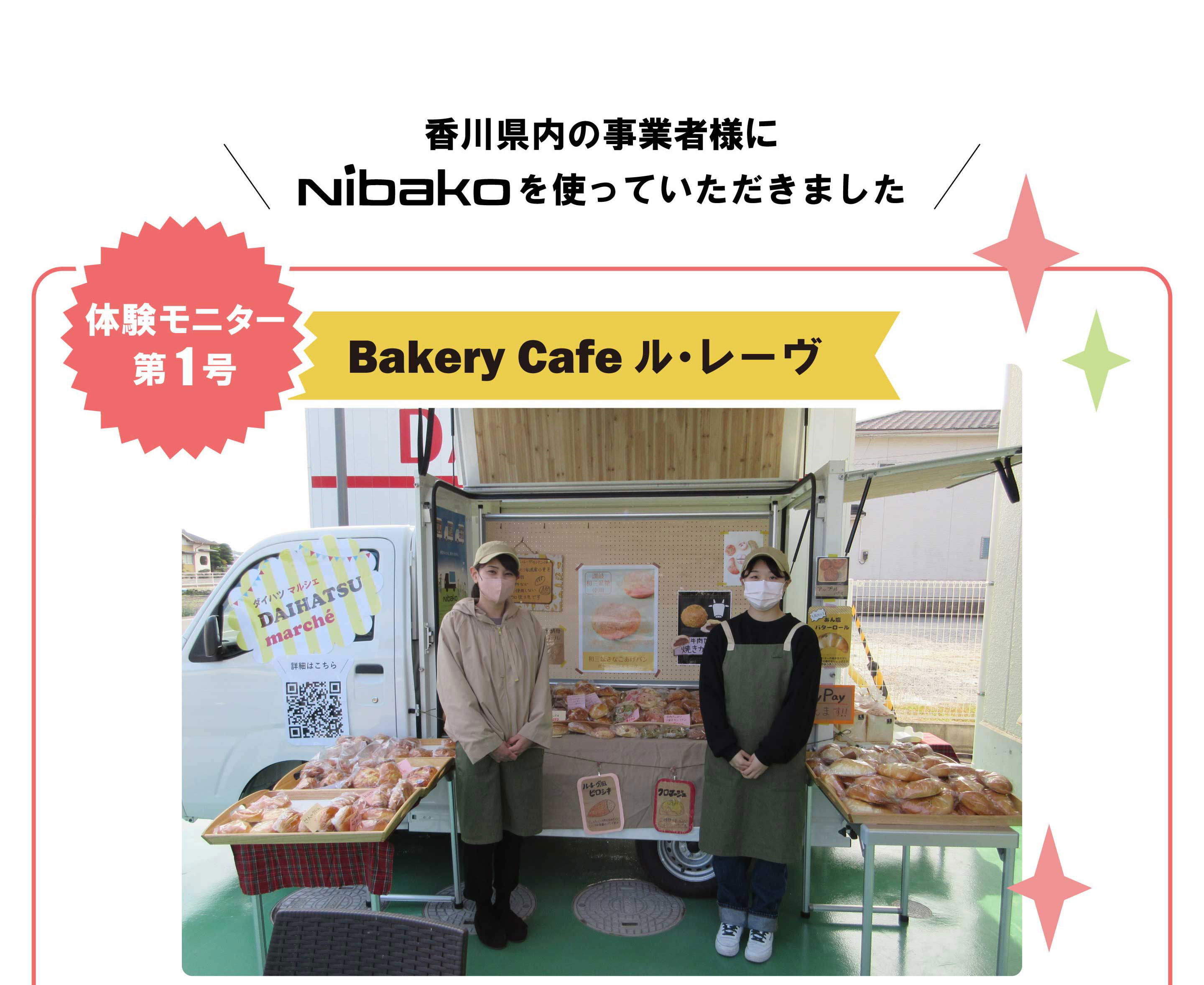 香川県内の事業者様にNibakoを使っていただきました